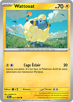 Carte Pokémon Wattouat 27/86 de la série Chaos Ascendant en vente au meilleur prix