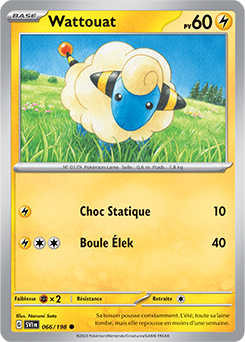 Carte Pokémon Wattouat 066/198 de la série Écarlate et Violet en vente au meilleur prix