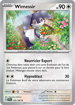 Carte Pokémon Wimessir 153/198 de la série Écarlate et Violet en vente au meilleur prix