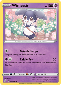 Carte Pokémon Wimessir 88/192 de la série Clash des Rebelles en vente au meilleur prix