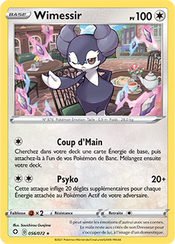 Carte Pokémon Wimessir 056/072 de la série Destinées Radieuses en vente au meilleur prix