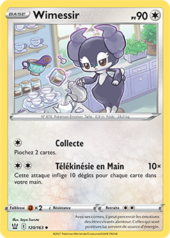 Carte Pokémon Wimessir 120/163 de la série Styles de Combat en vente au meilleur prix