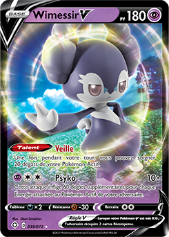 Carte Pokémon Wimessir V 039/072 de la série Destinées Radieuses en vente au meilleur prix