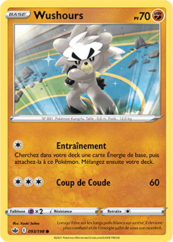 Carte Pokémon Wushours 93/198 de la série Règne de Glace en vente au meilleur prix