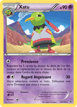 Carte Pokémon Xatu 29/108 de la série Ciel Rugissant en vente au meilleur prix