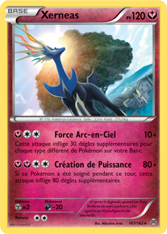 Carte Pokémon Xerneas 107/162 de la série Impulsion Turbo en vente au meilleur prix