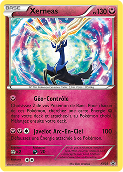 Carte Pokémon Promo Xerneas XY05 de la série Promos XY