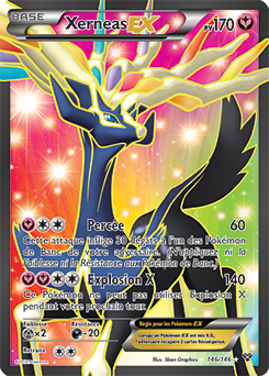 Carte Pokémon Xerneas EX 146/146 de la série X&Y en vente au meilleur prix