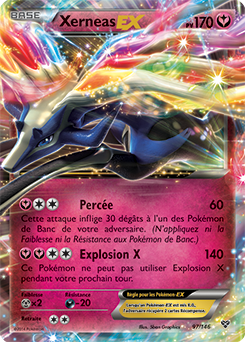 Carte Pokémon Xerneas EX 97/146 de la série X&Y en vente au meilleur prix