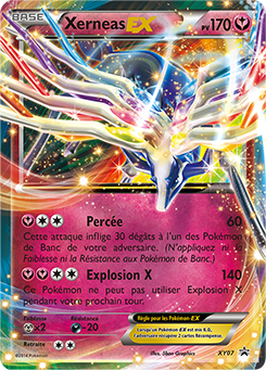 Carte Pokémon Promo Xerneas EX XY07 de la série Promos XY