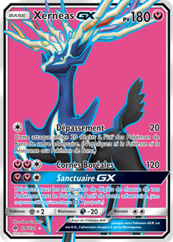 Carte Pokémon Xerneas GX 126/131 de la série Lumière Interdite en vente au meilleur prix
