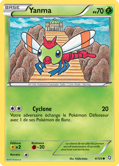 Carte Pokémon Yanma 4/124 de la série Dragons Éxaltés en vente au meilleur prix