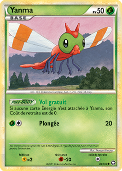 Carte Pokémon Commune Yanma 84/102 de la série Triomphe