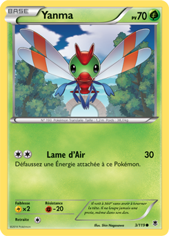 Carte Pokémon Yanma 3/119 de la série Vigueur Spectrale en vente au meilleur prix