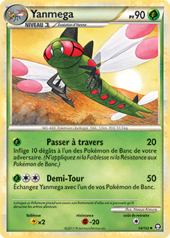 Carte Pokémon Yanmega 54/102 de la série Triomphe en vente au meilleur prix