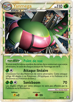 Carte Pokémon Yanmega 98/102 de la série Triomphe en vente au meilleur prix