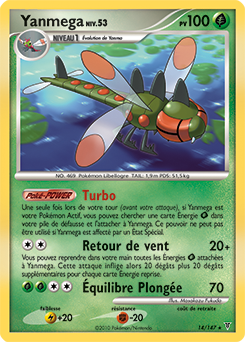 Carte Pokémon Yanmega 14/147 de la série Vainqueurs Suprêmes en vente au meilleur prix