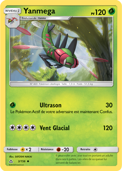 Carte Pokémon Yanmega 3/156 de la série Ultra Prisme en vente au meilleur prix