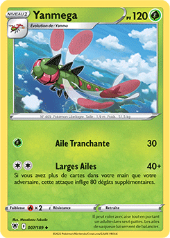 Carte Pokémon Yanmega 007/189 de la série Astres Radieux en vente au meilleur prix