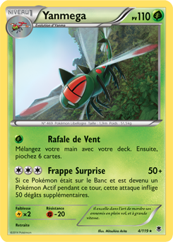 Carte Pokémon Yanmega 4/119 de la série Vigueur Spectrale en vente au meilleur prix