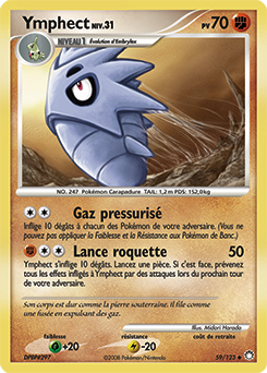 Carte Pokémon Peu commune Ymphect 59/123 de la série Trésors Mystérieux