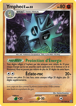 Carte Pokémon Peu commune Ymphect 47/100 de la série Tempête