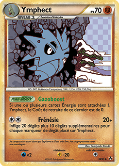 Carte Pokémon Peu commune Ymphect 38/95 de la série Déchaînement