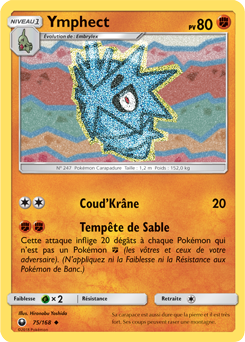 Carte Pokémon Ymphect 75/168 de la série Tempête Céleste en vente au meilleur prix