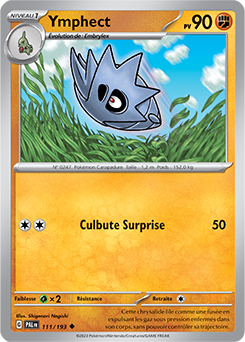 Carte Pokémon Peu commune Ymphect 111/193 de la série Évolutions à Paldea