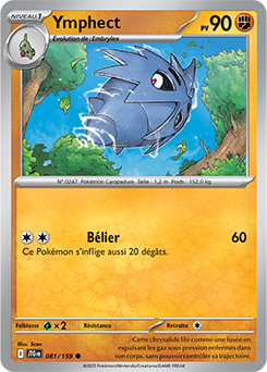 Carte Pokémon Communes Ymphect 81/159 de la série Aventures Ensemble