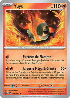 Carte Pokémon Rare Yuyu 29/182 de la série Faille Paradoxe