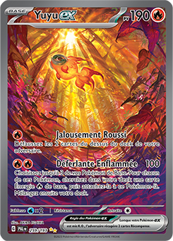Carte Pokémon Illustration spéciale rare Yuyu ex 259/193 de la série Évolutions à Paldea