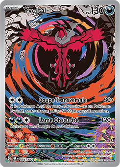 Carte Pokémon Yveltal 205/182 de la série Faille Paradoxe en vente au meilleur prix