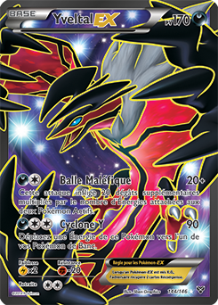 Carte Pokémon Pokémon Full Art Yveltal EX 144/146 de la série X&Y