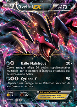 Carte Pokémon Pokémon EX Yveltal EX 79/146 de la série X&Y