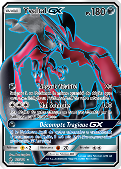 Carte Pokémon Yveltal GX 124/131 de la série Lumière Interdite en vente au meilleur prix