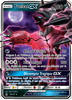 Carte Pokémon Yveltal GX 79/131 de la série Lumière Interdite en vente au meilleur prix