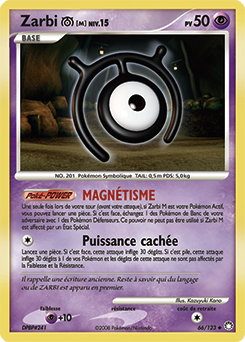 Carte Pokémon Zarbi M 66/123 de la série Trésors Mystérieux en vente au meilleur prix