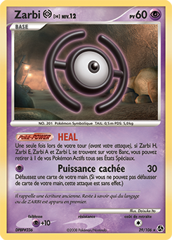 Carte Pokémon Zarbi H 29/106 de la série Duels au Sommet en vente au meilleur prix