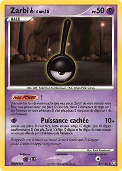 Carte Pokémon Zarbi ! 42/146 de la série Eveil des Légendes en vente au meilleur prix