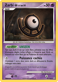 Carte Pokémon Zarbi U 78/146 de la série Eveil des Légendes en vente au meilleur prix