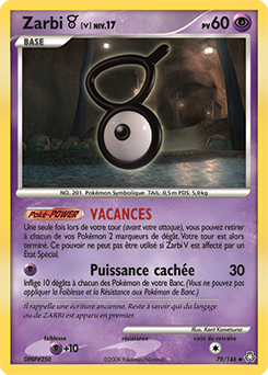 Carte Pokémon Zarbi V 79/146 de la série Eveil des Légendes en vente au meilleur prix