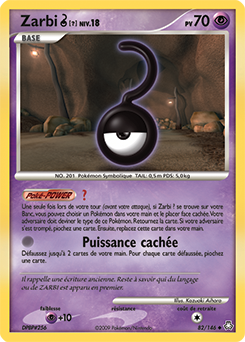 Carte Pokémon Zarbi ? 82/146 de la série Eveil des Légendes en vente au meilleur prix