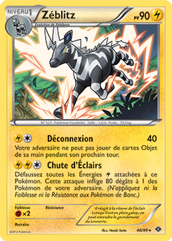 Carte Pokémon Zéblitz 48/99 de la série Destinées Futures en vente au meilleur prix