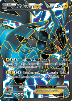 Carte Pokémon Zekrom EX 97/99 de la série Destinées Futures en vente au meilleur prix