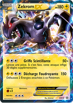 Carte Pokémon Zekrom EX BW38 de la série Promos Noir & Blanc en vente au meilleur prix