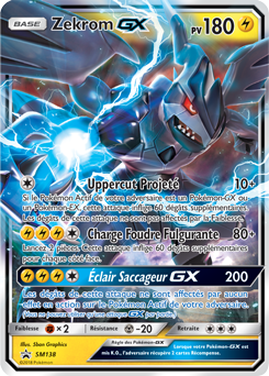 Carte Pokémon Zekrom GX SM138 de la série Promos Soleil et Lune en vente au meilleur prix