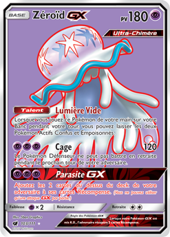 Carte Pokémon Zéroïd GX 103/111 de la série Invasion Carmin en vente au meilleur prix