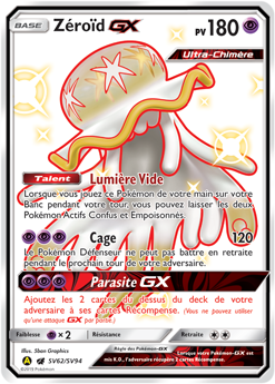 Carte Pokémon Zéroïd GX SV62/SV94 de la série Destinées Occultes en vente au meilleur prix