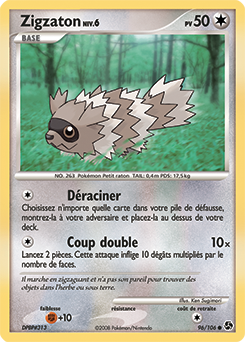 Carte Pokémon Zigzaton 96/106 de la série Duels au Sommet en vente au meilleur prix